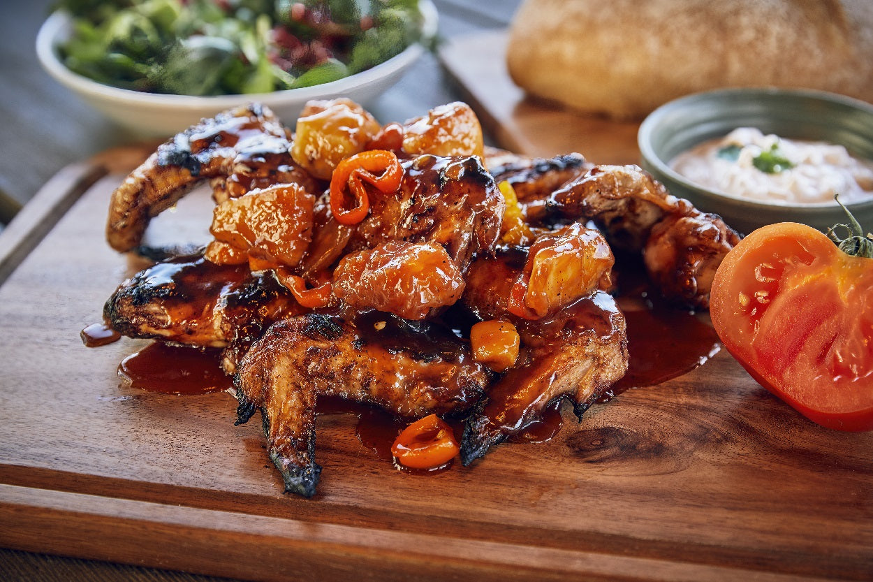 Jamaican Spicy Caribbean BBQ Chicken Wings