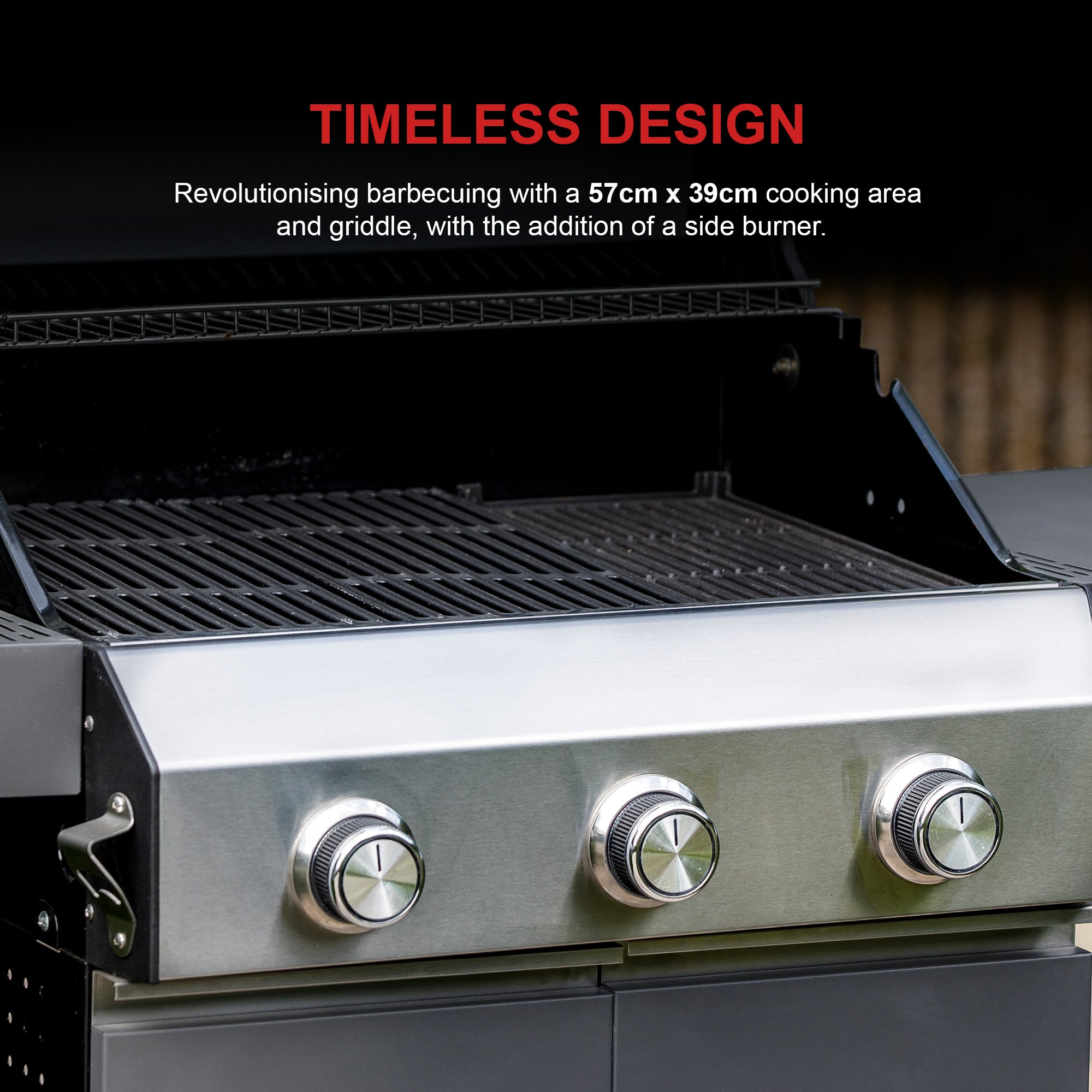 Classic 3 Burner Barbecue (With Side Burner)