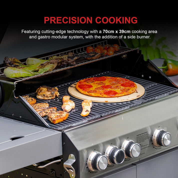 Classic 4 Burner Barbecue (With Side Burner)