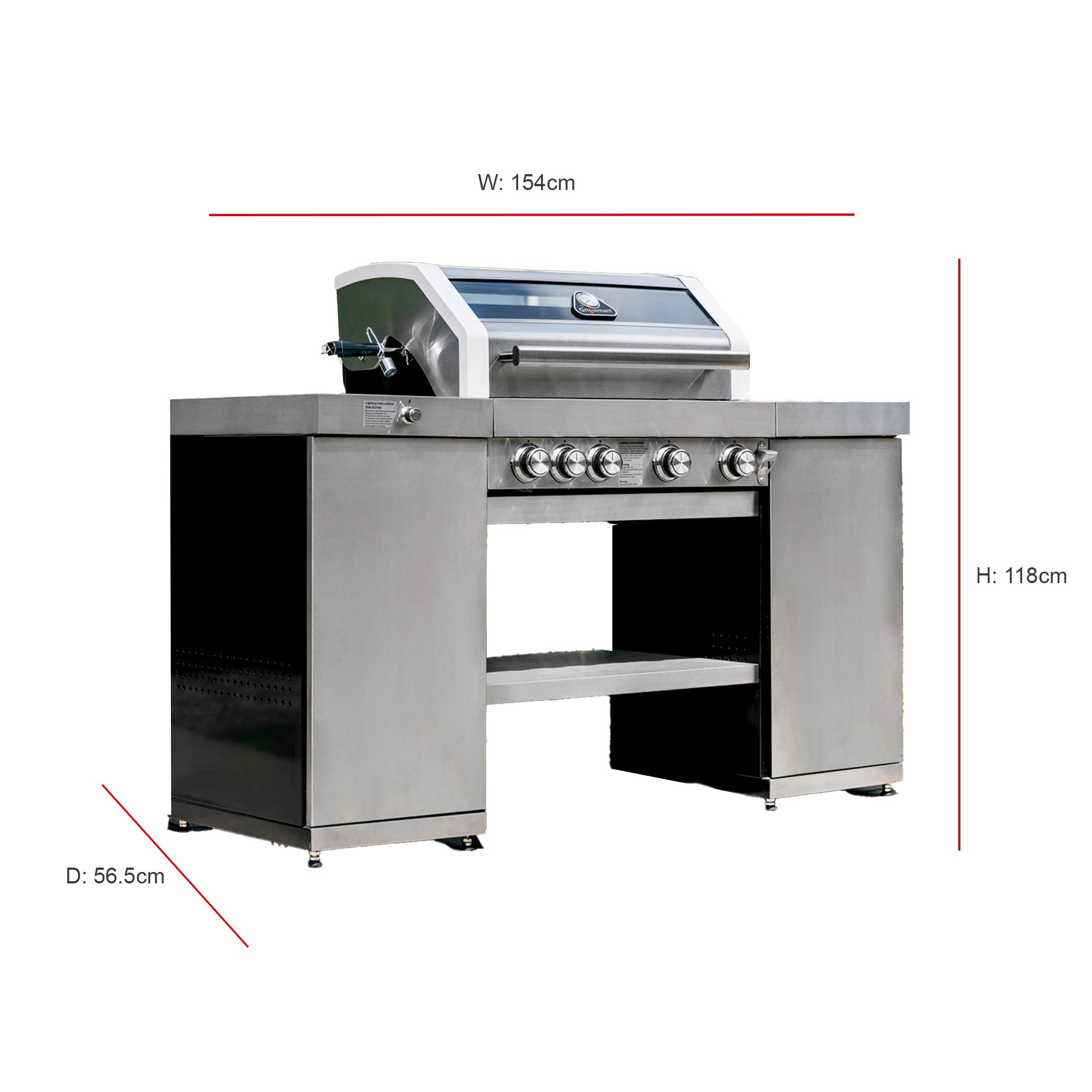 Island 4 Burner - Discontinued