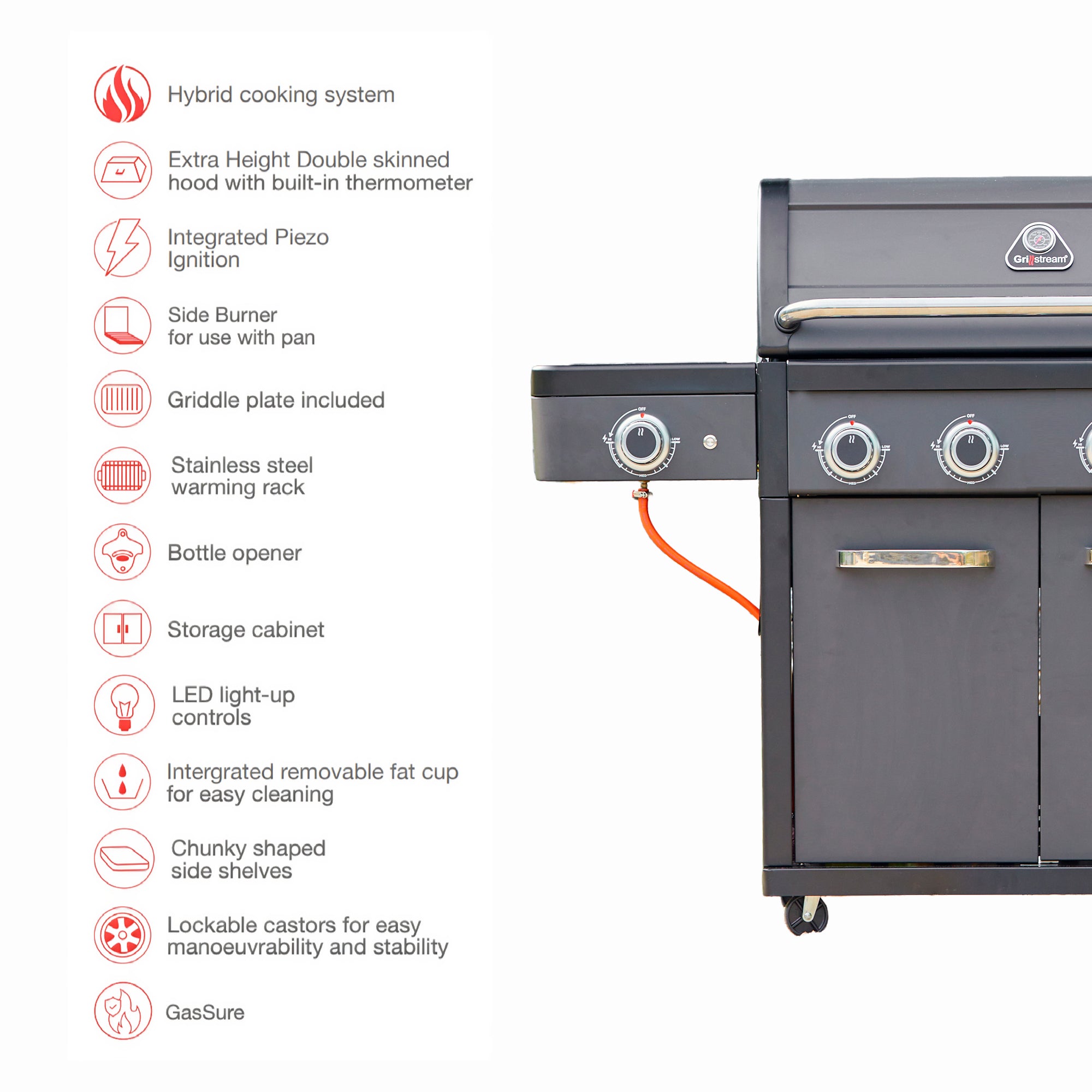 Legacy 4 Burner Barbecue
