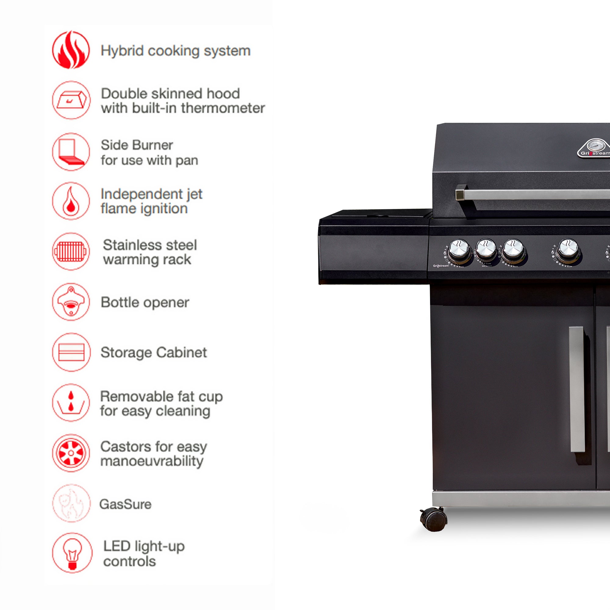Stealth 4 Burner Barbecue