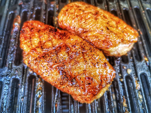 Honey and Chilli Glazed Duck Breasts
