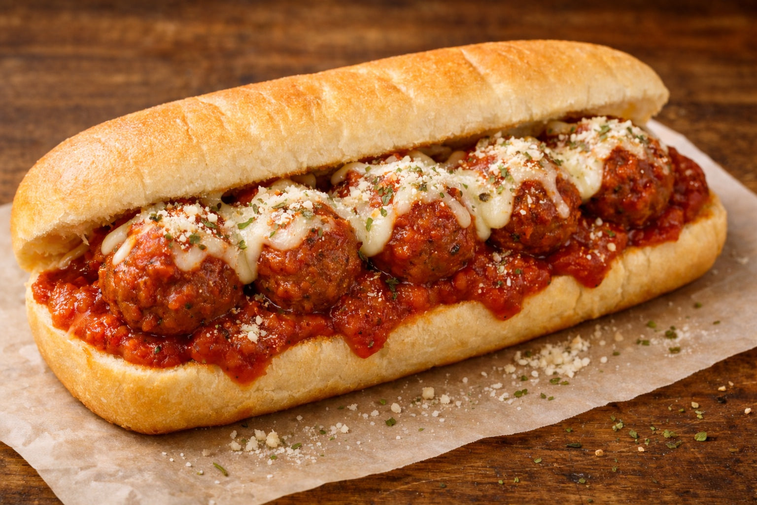"Subway" Meatball Marinara