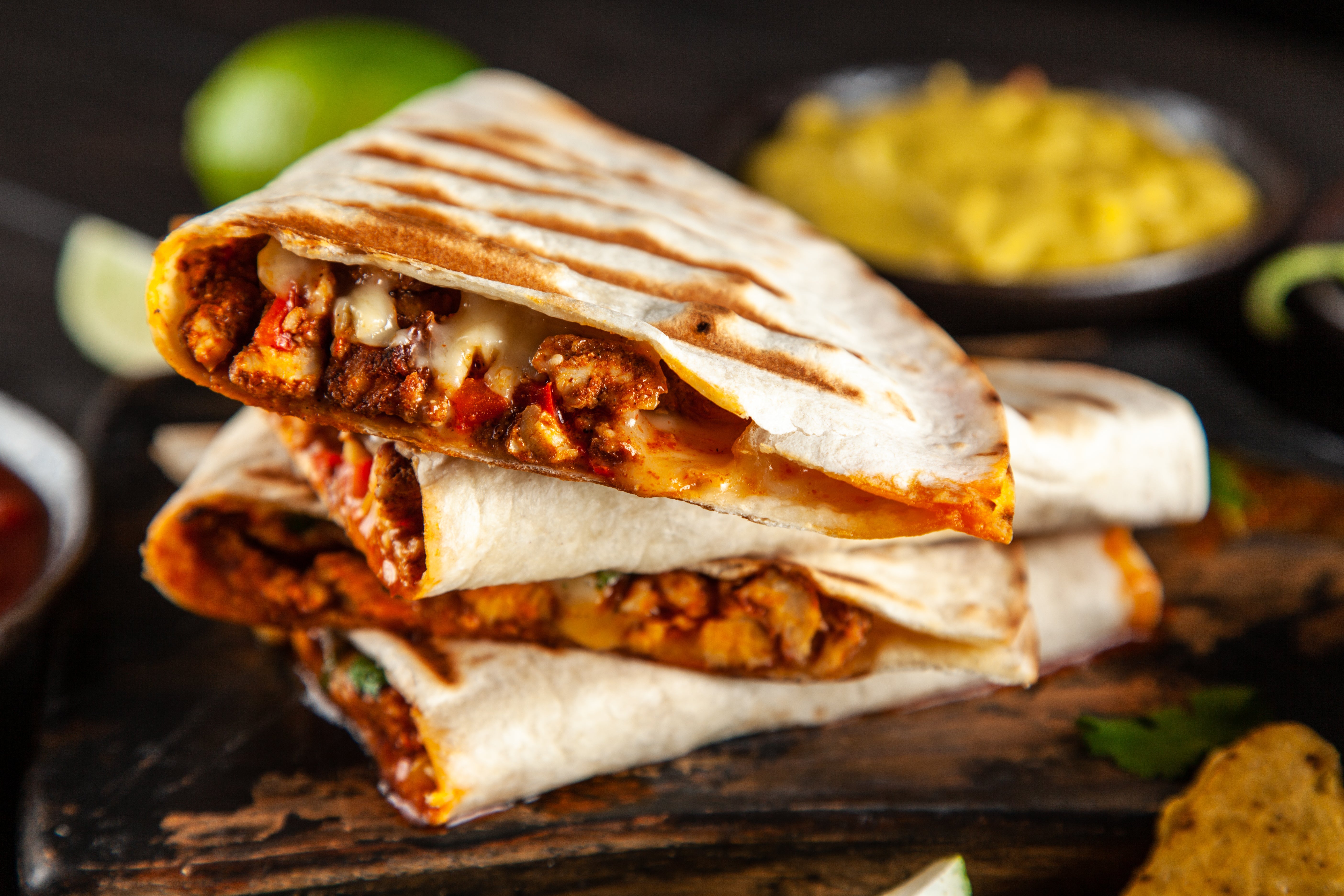 Barbecue Chicken Quesadillas