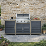 Grillstream Sanctuary Birch 4 Burner Deluxe Outdoor Kitchen