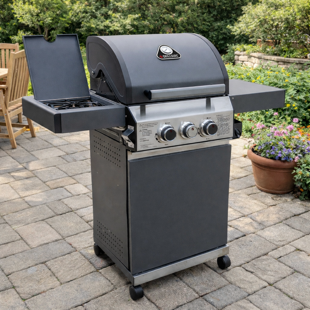Classic 2 Burner Barbecue (With Side Burner)