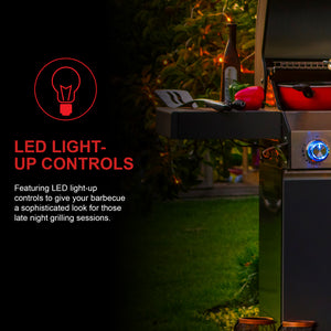 Classic 3 Burner Barbecue (With Side Burner)