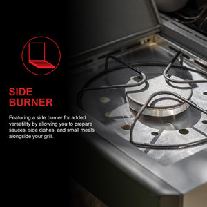 Classic 4 Burner Barbecue (With Side Burner)