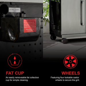 Gourmet 4 Burner Barbecue