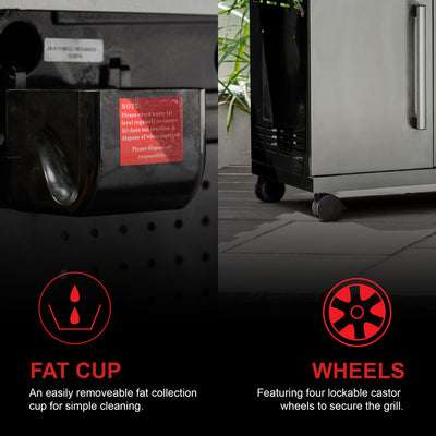 Gourmet 4 Burner Barbecue