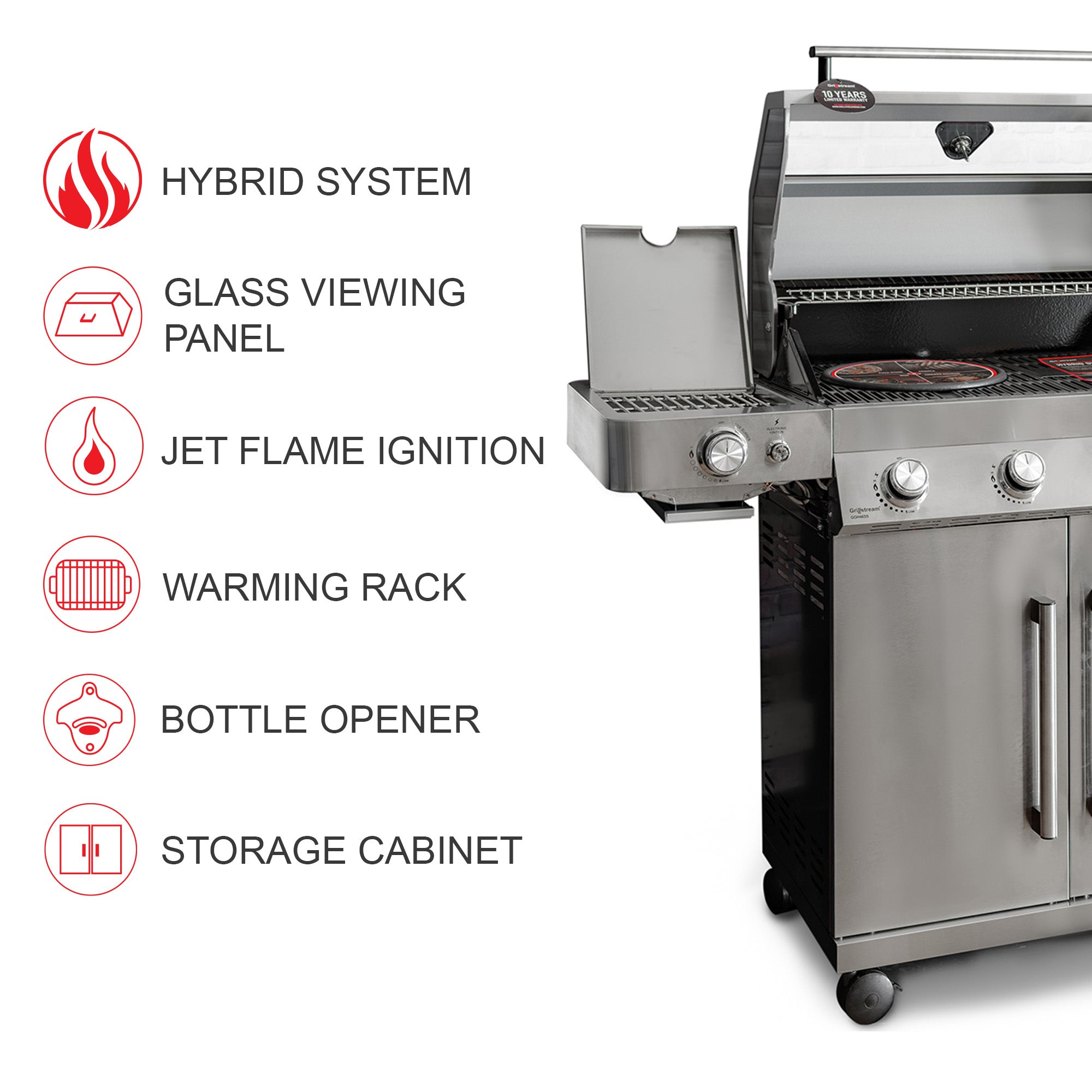 Gourmet 4 Burner Barbecue