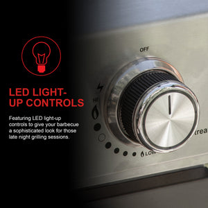 Gourmet 4 Burner Barbecue