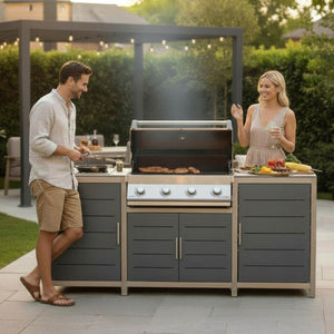 Grillstream Sanctuary Birch 4 Burner Deluxe Outdoor Kitchen