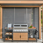 Grillstream Sanctuary Oak 6 Burner Outdoor Kitchen
