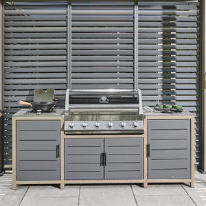 Grillstream Sanctuary Birch 6 Burner Deluxe Outdoor Kitchen
