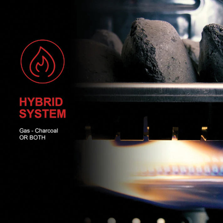 Carbon 4 Burner Barbecue With Side Burner