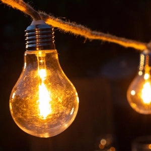 Connectable Jute Rope Festoon Lights