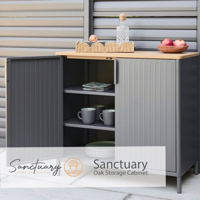 Sanctuary Oak Storage Cabinet