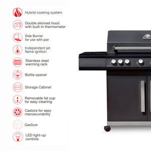 Stealth 4 Burner Barbecue