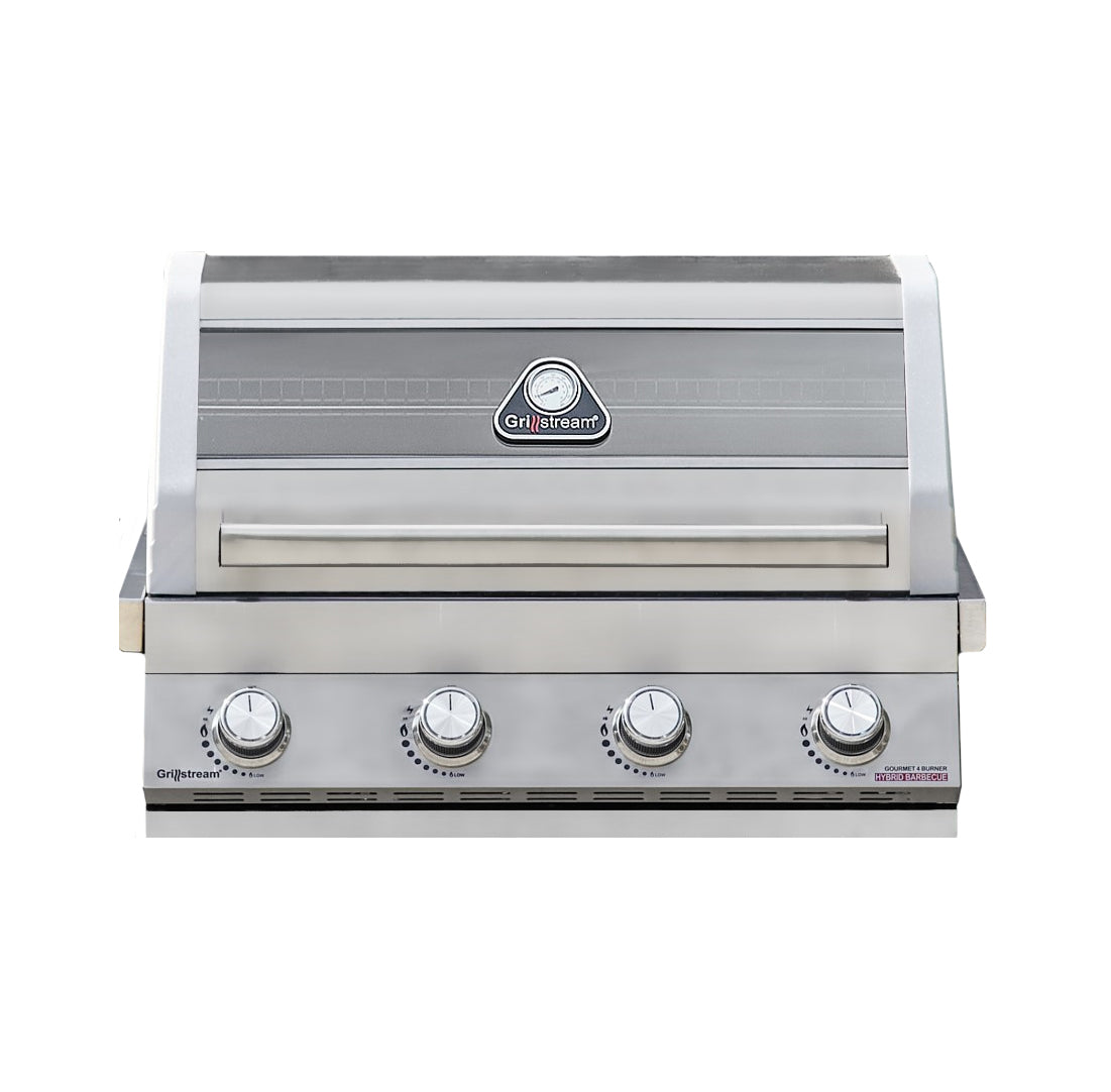 Built-in Gourmet 4 Burner Barbecue + Side Burner