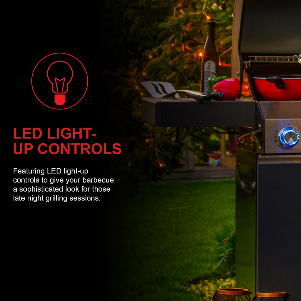Classic 6 Burner Barbecue (With Side Burner)